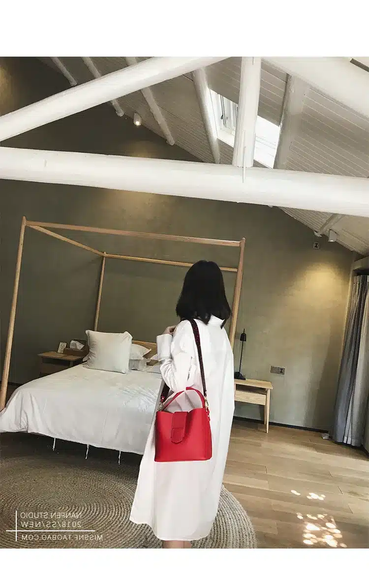 Casual Pu Bucket Bag Women Handbags Serpentine Strap Shoulder Bags Lady Large Capacity Messenger Bags 2019 Sac Crossbody Bag 24