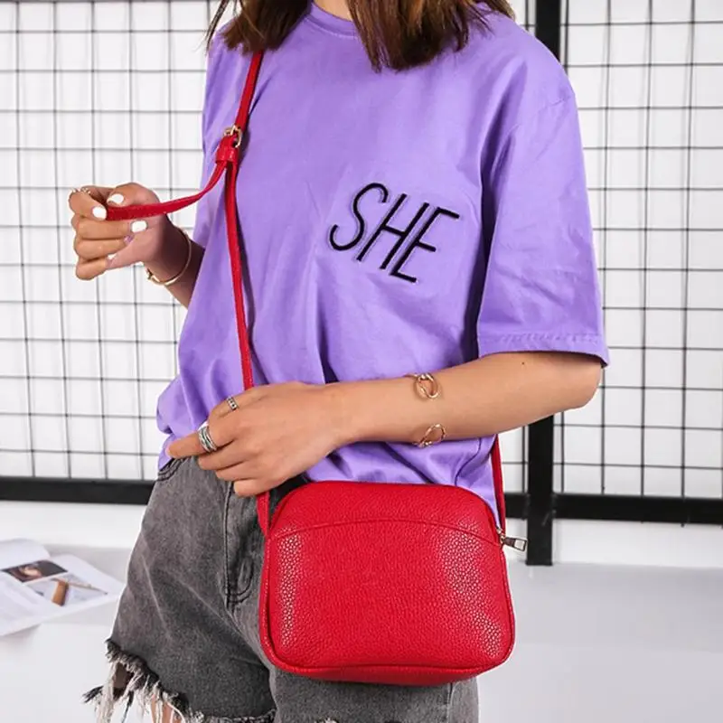 Women PU Leather Messenger Handbags Shell Shoulder Crossbody Bag Solid Small Bags for Women 2019 Sac a Main Ladies Hand Bag 13