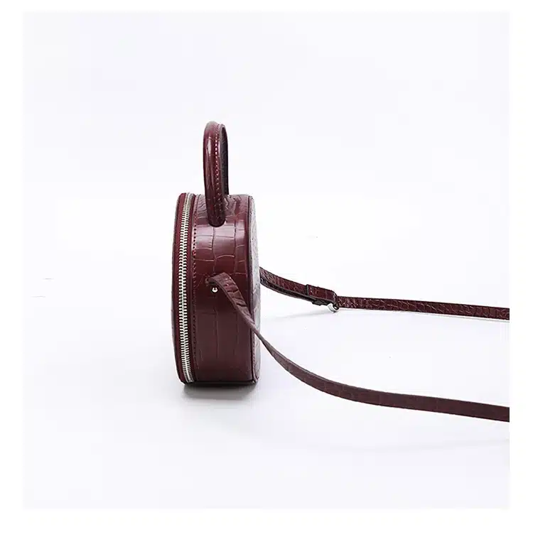 Brand Crocodile Pattern Women Handbag Leather Small Round Bag Designer Shoulder Messenger Bag Evening Clutch Lady Hand Bags 2019 8