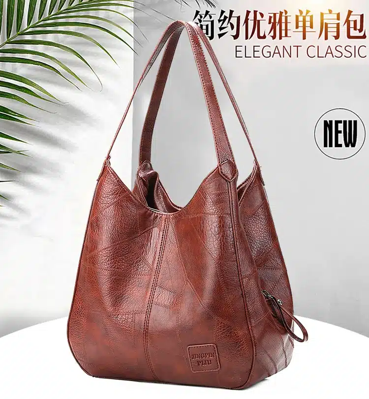 Hobos Bag Women Leather Handbags Female Shoulder Bags Lady Tote Soft Bag Vintage Bags for Women Casual Bolsos Feminina 2019 Sac 9