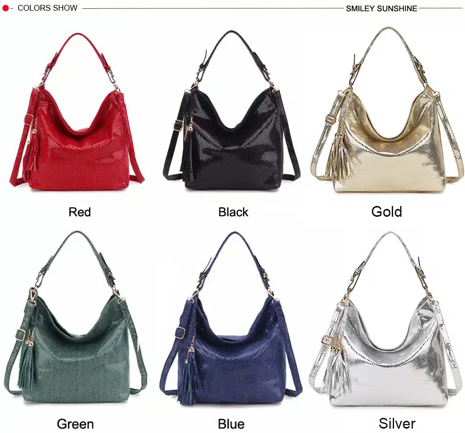 Fashion Leather Women Handbags Hobo Tassel Women Shoulder Bags Big Red Ladies Hand bags Female Crossbody Bags for women 2019 17