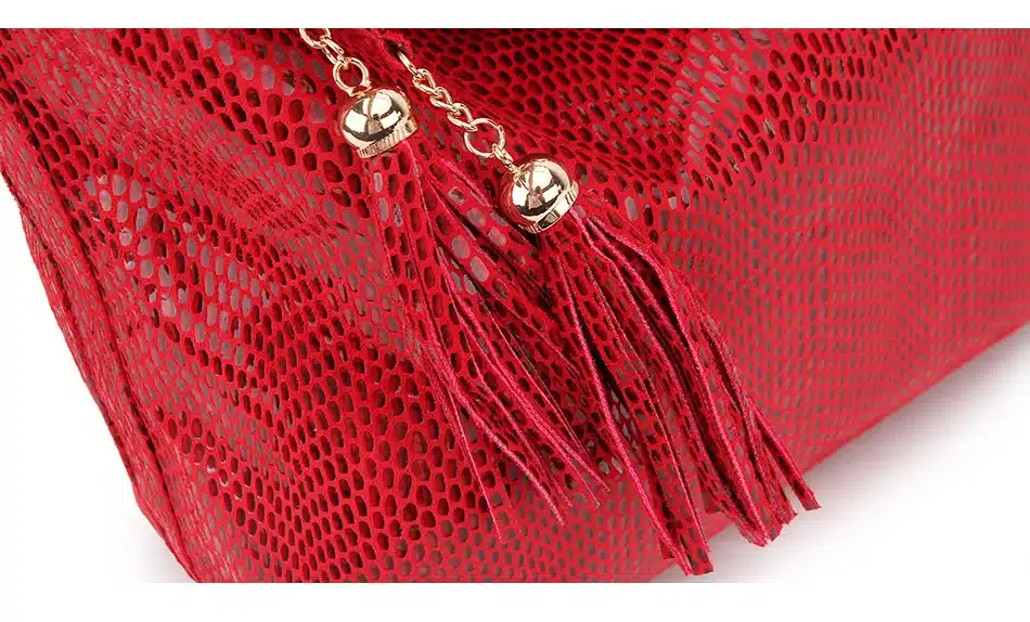 Fashion Leather Women Handbags Hobo Tassel Women Shoulder Bags Big Red Ladies Hand bags Female Crossbody Bags for women 2019 23