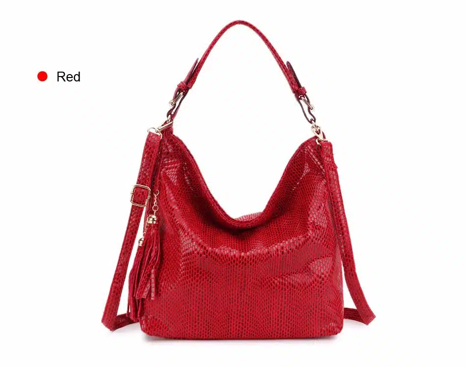Fashion Leather Women Handbags Hobo Tassel Women Shoulder Bags Big Red Ladies Hand bags Female Crossbody Bags for women 2019 26