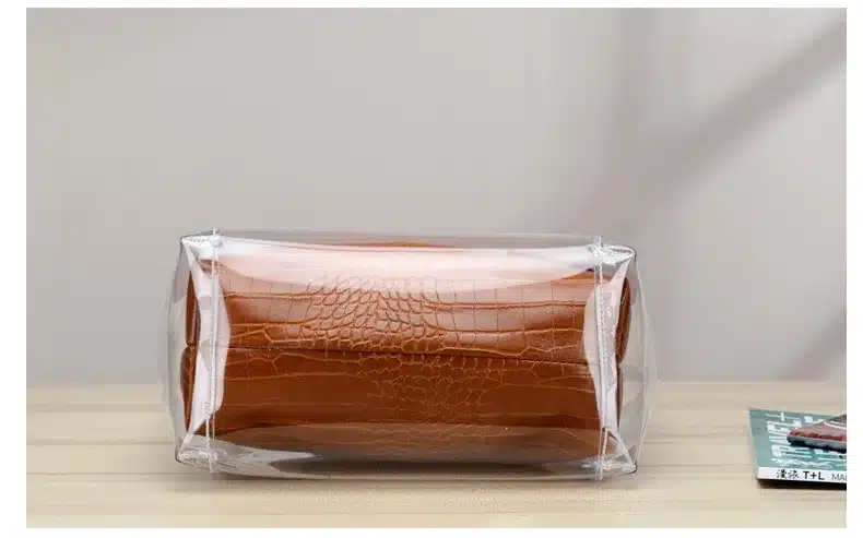 RanHuang 2019 Women Composite Bags Transparent Handbags Women's Fashion Beach Bags Summer Shoulder Bags Casual Handbags A1235 18