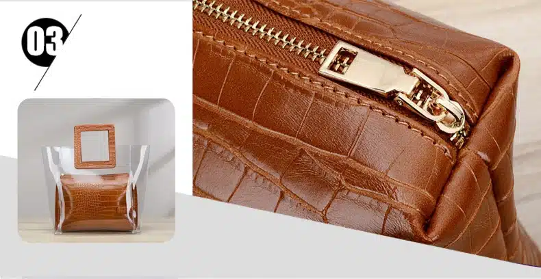 RanHuang 2019 Women Composite Bags Transparent Handbags Women's Fashion Beach Bags Summer Shoulder Bags Casual Handbags A1235 25