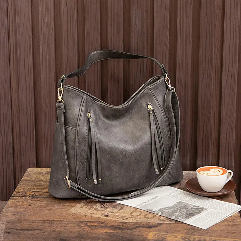 DIZHIGE Brand Soft PU Leather Women Handbags Big Capacity Shoulder Bags High Quality Designer Ladies Hand Bags Women 2019 9