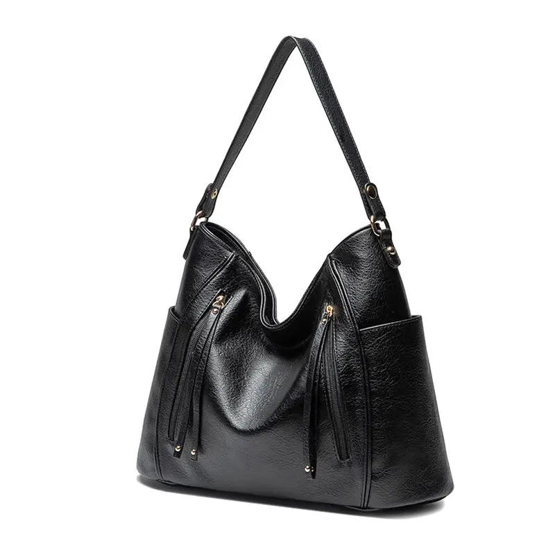 DIZHIGE Brand Soft PU Leather Women Handbags Big Capacity Shoulder Bags High Quality Designer Ladies Hand Bags Women 2019 12
