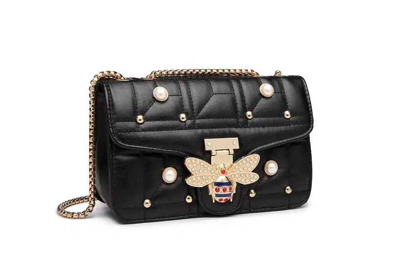 2019 Brands Designer Women Shoulder Bag Chain Strap Flap ladies leather Handbags Messenger Bag women Clutch Bag bee Buckle purse 14