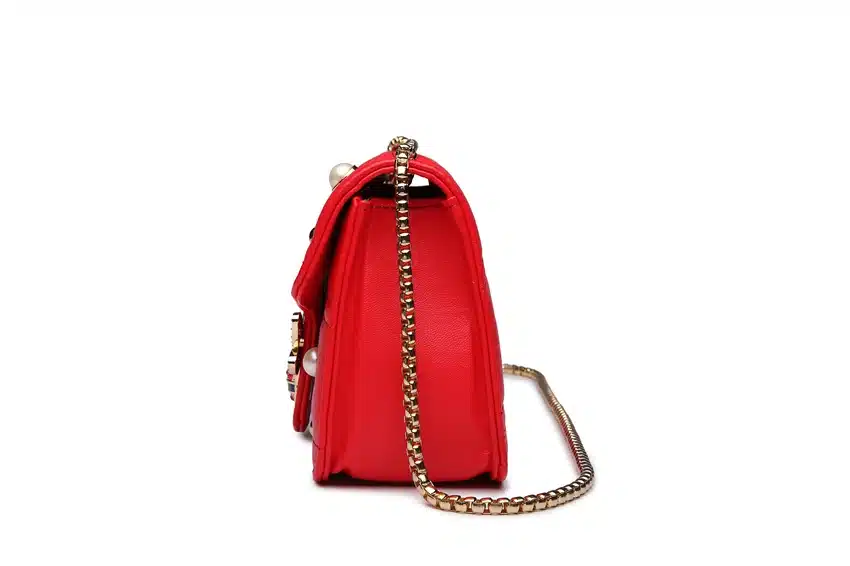 2019 Brands Designer Women Shoulder Bag Chain Strap Flap ladies leather Handbags Messenger Bag women Clutch Bag bee Buckle purse 26