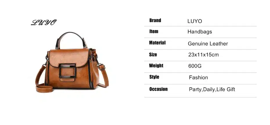 2019 Spring Real Genuine Leather Handbag Handbags Woman Small Vintage Crossbody Bags For Women Shoulder Messenger Bag Female 12