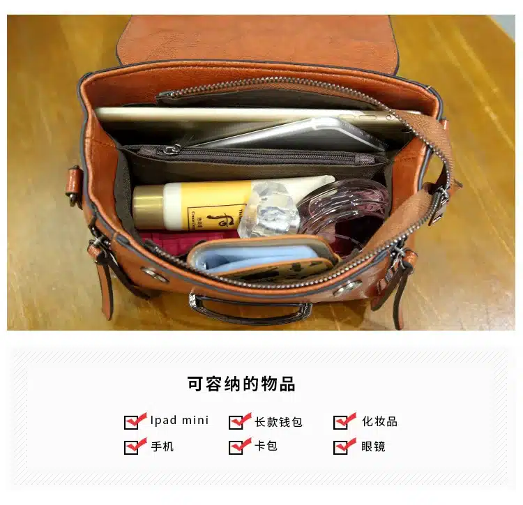 2019 Spring Real Genuine Leather Handbag Handbags Woman Small Vintage Crossbody Bags For Women Shoulder Messenger Bag Female 15