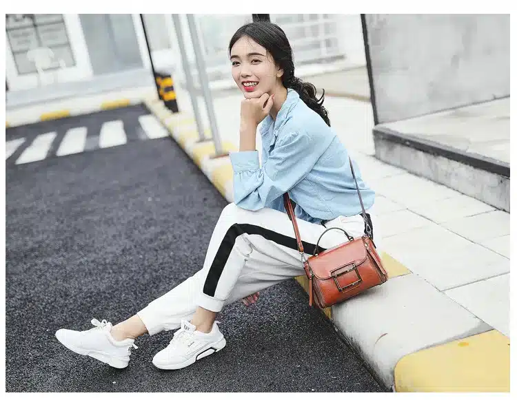 2019 Spring Real Genuine Leather Handbag Handbags Woman Small Vintage Crossbody Bags For Women Shoulder Messenger Bag Female 19