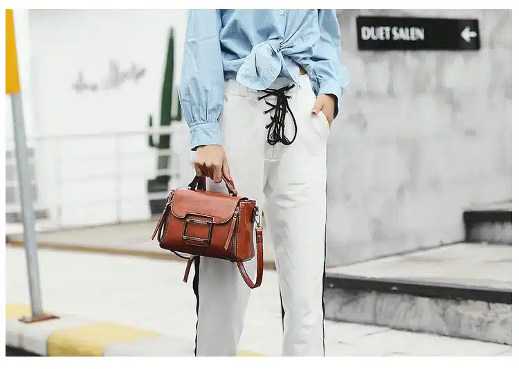 2019 Spring Real Genuine Leather Handbag Handbags Woman Small Vintage Crossbody Bags For Women Shoulder Messenger Bag Female 20