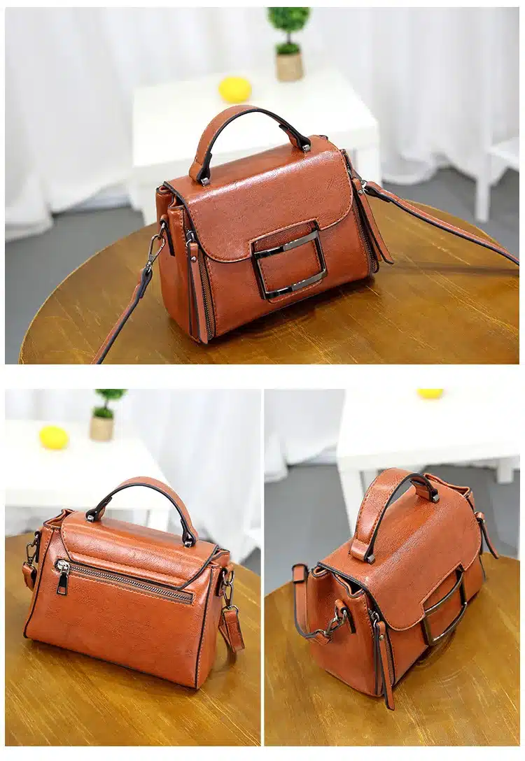 2019 Spring Real Genuine Leather Handbag Handbags Woman Small Vintage Crossbody Bags For Women Shoulder Messenger Bag Female 23