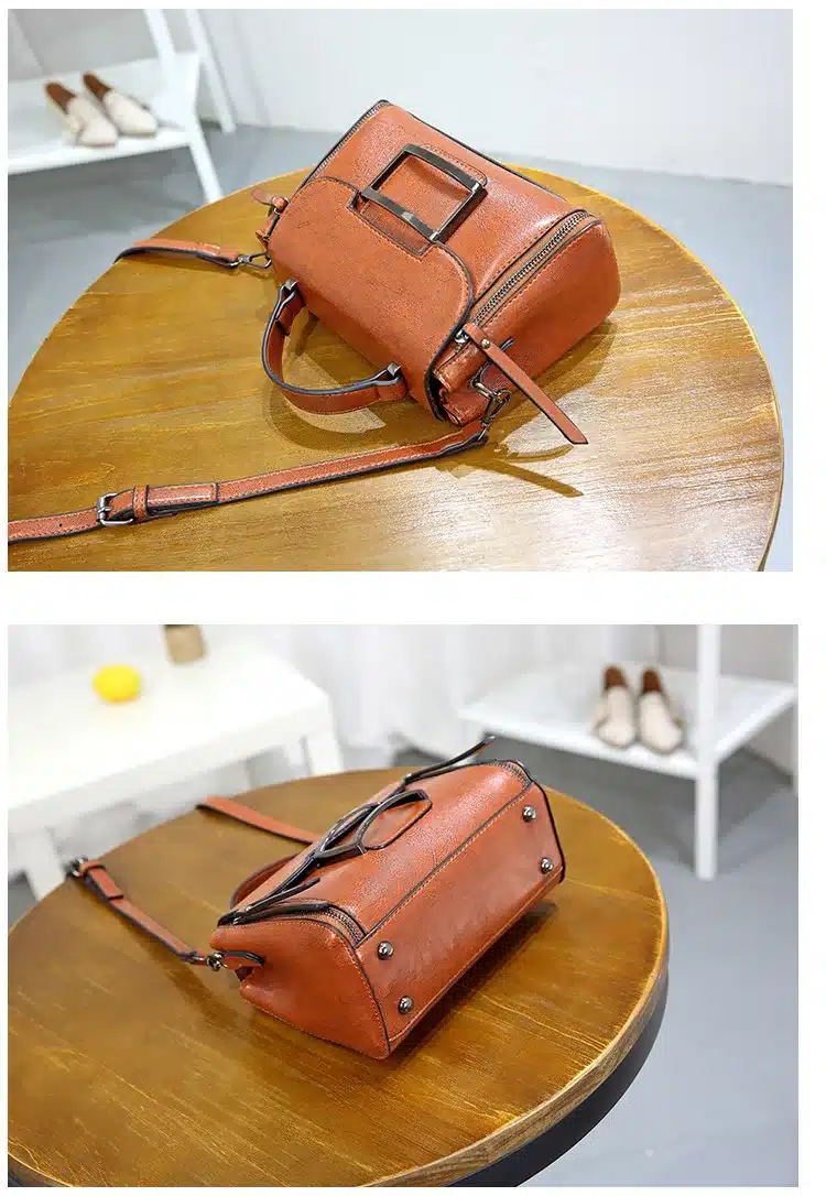 2019 Spring Real Genuine Leather Handbag Handbags Woman Small Vintage Crossbody Bags For Women Shoulder Messenger Bag Female 24