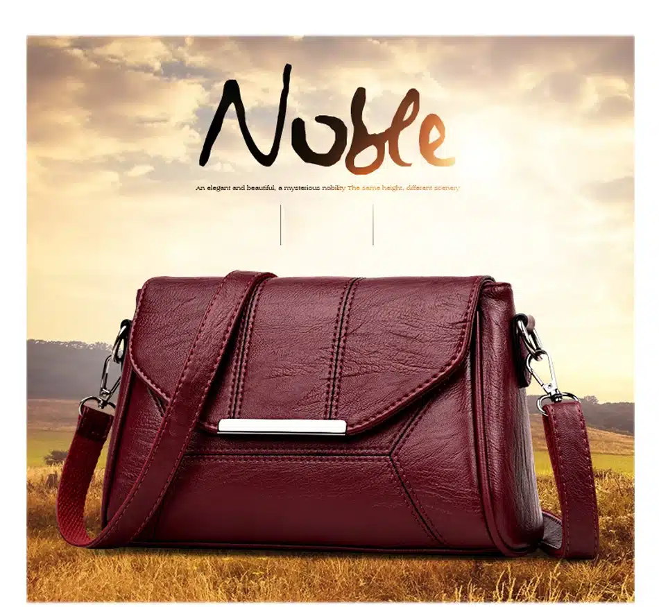 2019 New Soft Crossbody Bags For Women Pu Leather Handbags Designer Women Shoulder Bags High Quality Solid Women Messenger Bags 4