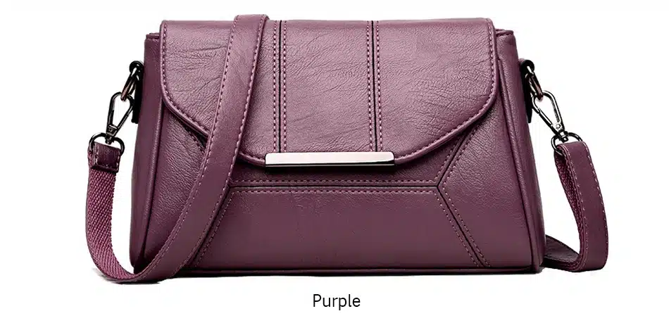 2019 New Soft Crossbody Bags For Women Pu Leather Handbags Designer Women Shoulder Bags High Quality Solid Women Messenger Bags 16