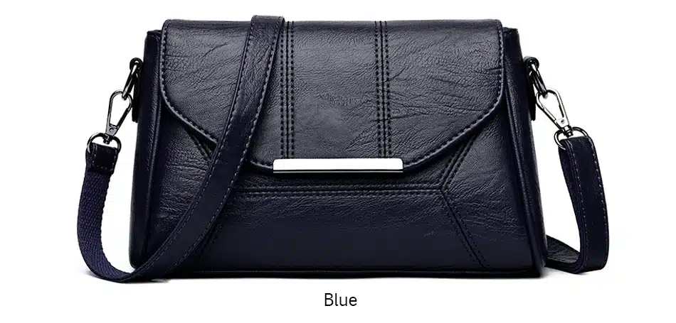 2019 New Soft Crossbody Bags For Women Pu Leather Handbags Designer Women Shoulder Bags High Quality Solid Women Messenger Bags 17