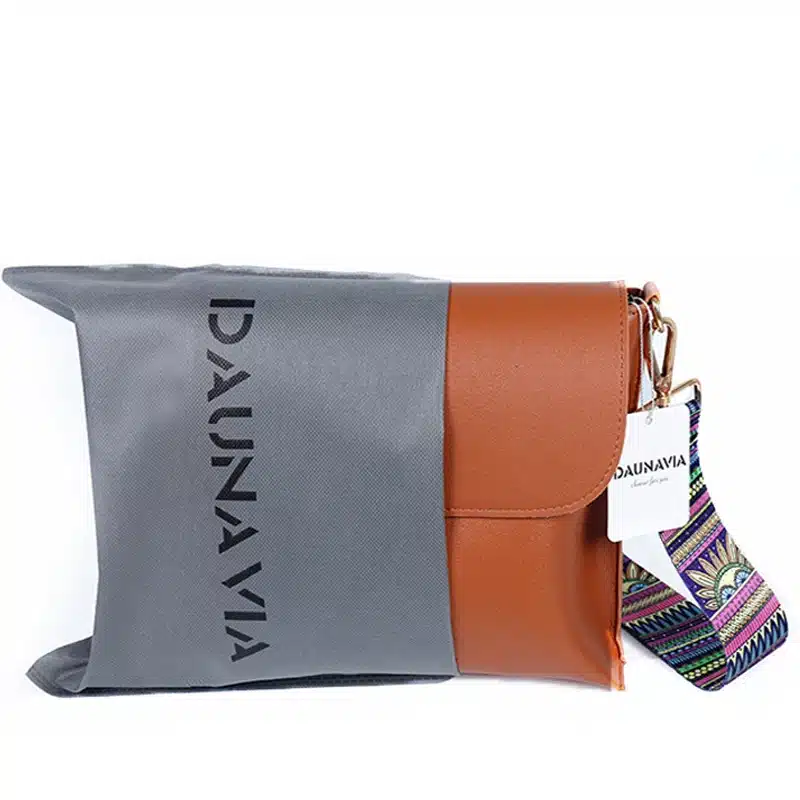 DAUNAVIA Brand bags for women 2019 Women PU Leather Shoulder bags Crossbody women Messenger Bags with Colorful Strap Handbags 12