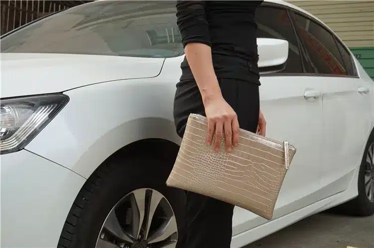 Fashion crocodile women's clutch bag pu leather women envelope evening bag 2019 new female Clutches Handbag bolsa feminina purse 26