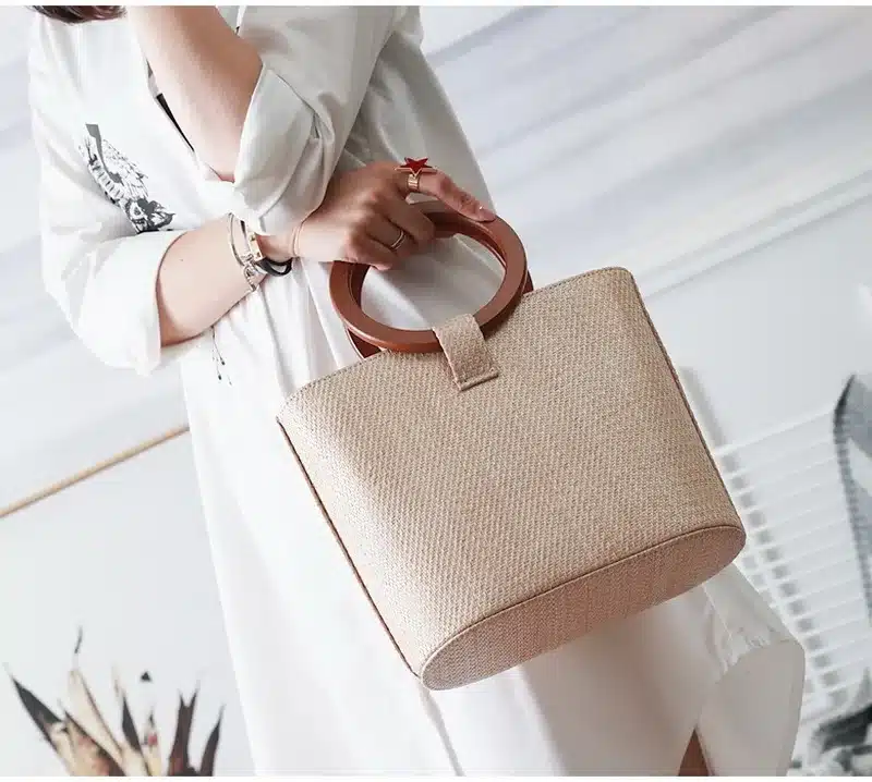 DIINOVIVO Bohemia Style Women's Summer Bags New 2019 Bag Shoulder Straw Bags Beach Bag INS Popular Simple Lady Handbag WHDV0019 2