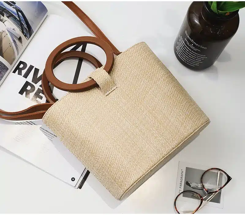 DIINOVIVO Bohemia Style Women's Summer Bags New 2019 Bag Shoulder Straw Bags Beach Bag INS Popular Simple Lady Handbag WHDV0019 4