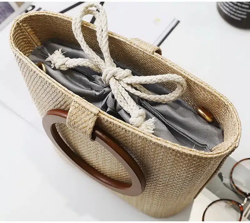 DIINOVIVO Bohemia Style Women's Summer Bags New 2019 Bag Shoulder Straw Bags Beach Bag INS Popular Simple Lady Handbag WHDV0019 8