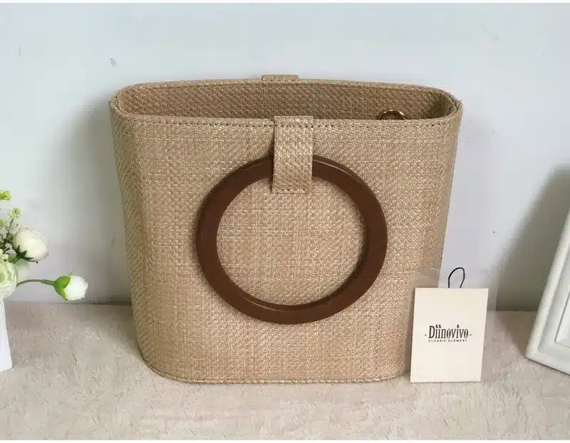 DIINOVIVO Bohemia Style Women's Summer Bags New 2019 Bag Shoulder Straw Bags Beach Bag INS Popular Simple Lady Handbag WHDV0019 9