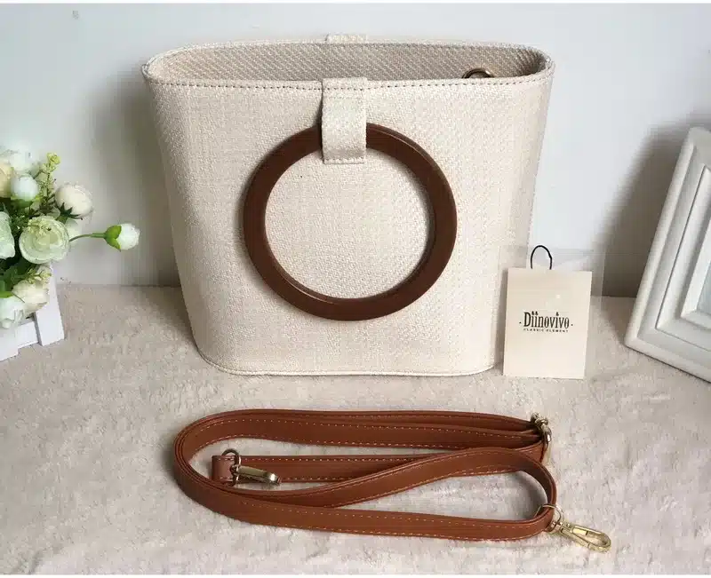 DIINOVIVO Bohemia Style Women's Summer Bags New 2019 Bag Shoulder Straw Bags Beach Bag INS Popular Simple Lady Handbag WHDV0019 10