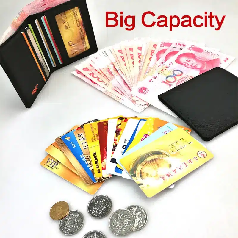 2019 Minimalist Slim Nylon Wallet For Men Women Slimline Ultra Thin Mini Small Male Female Zipper Coin Purse Compact Money Bag 13