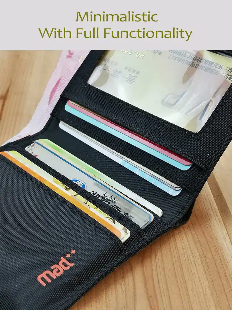 2019 Minimalist Slim Nylon Wallet For Men Women Slimline Ultra Thin Mini Small Male Female Zipper Coin Purse Compact Money Bag 16