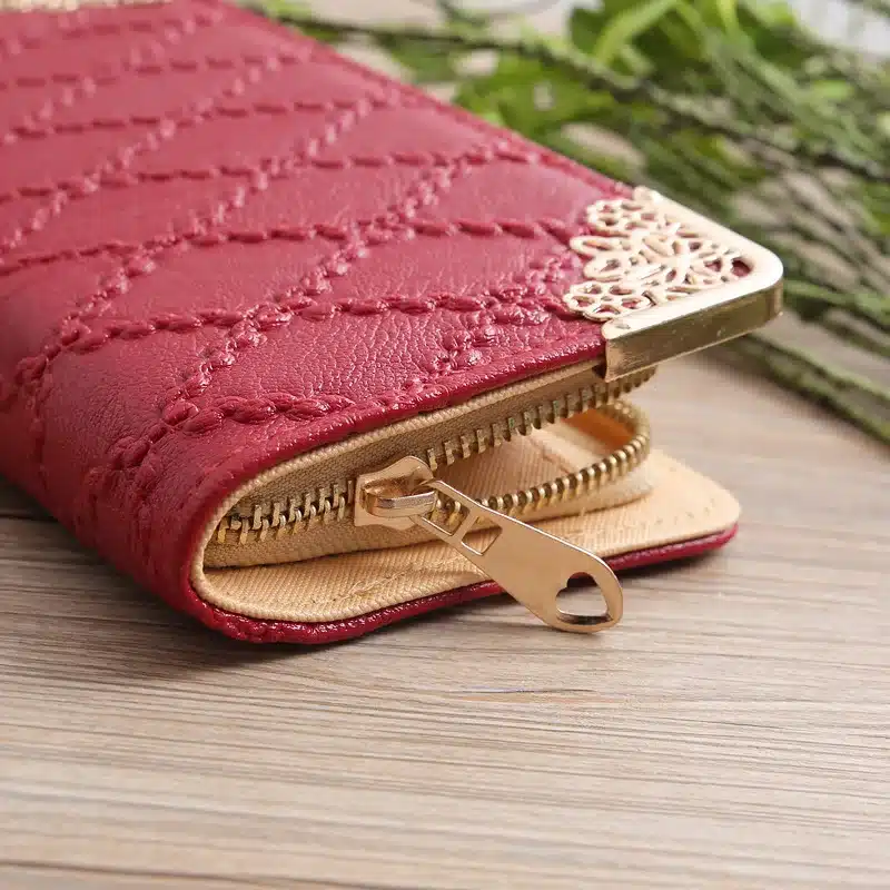 2019 New Girl Purse Black Korean Women's Wallet Long Fashion Clutch Bag Diamond Buckle Wallet Card Bags Evening Bag Wallets Men 24