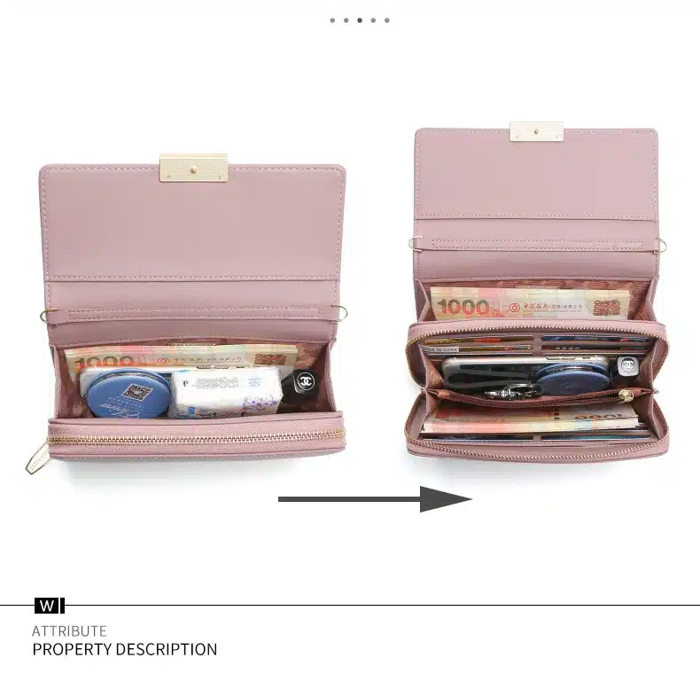 WEICHEN 2019 New Multi-functiona Ladies Shoulder Bag & Clutch Big Capacity Leather Female Wallet Purses Messenger Bag Women NEW 19