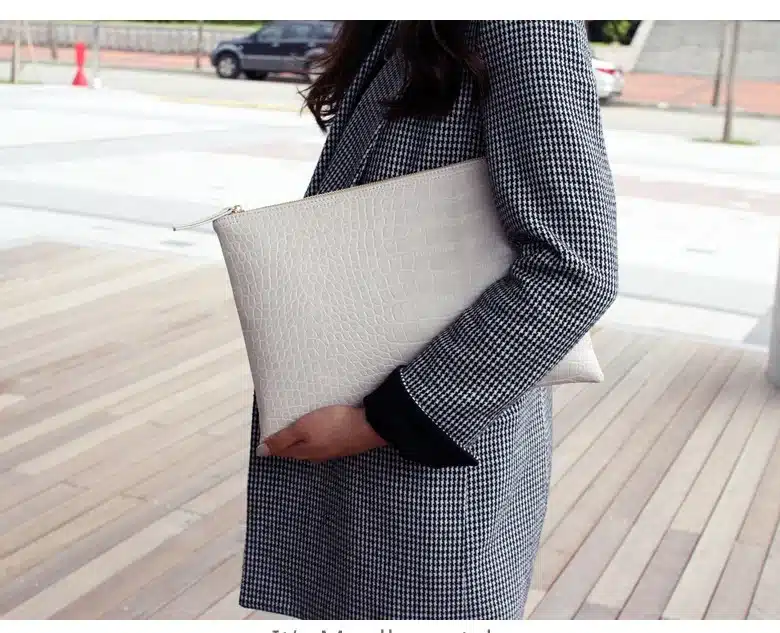 2019 New Fashion Crocodile Grain Women Envelope Clutch Bag Ladies Evening Party Large Clutches Handbag Alligator purses bolsas 8