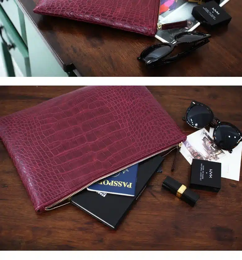 2019 New Fashion Crocodile Grain Women Envelope Clutch Bag Ladies Evening Party Large Clutches Handbag Alligator purses bolsas 19