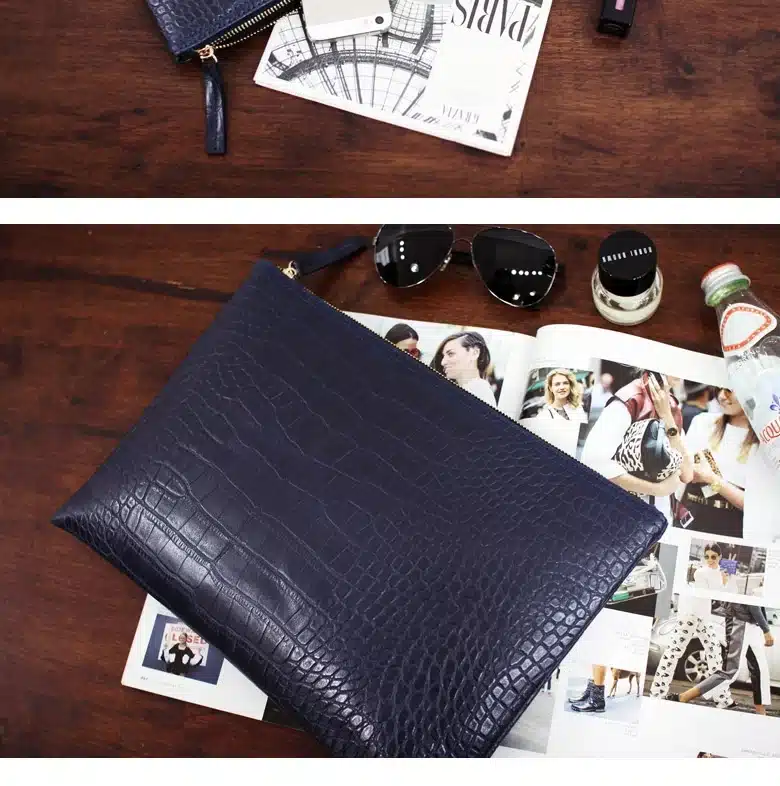 2019 New Fashion Crocodile Grain Women Envelope Clutch Bag Ladies Evening Party Large Clutches Handbag Alligator purses bolsas 22