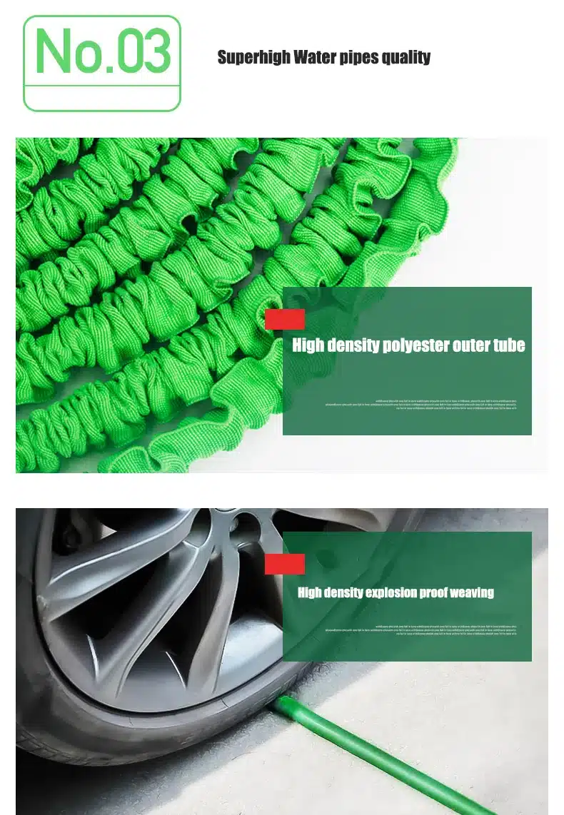 Hot Selling 25FT-100FT Garden Hose Expandable Magic Flexible Water Hose EU Hose Plastic Hoses Pipe With Spray Gun To Watering 15