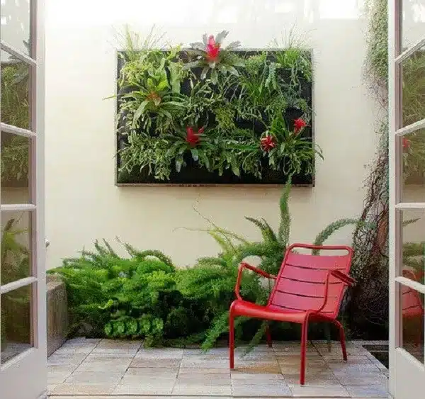Green Vertical Living Home 16 Pockets Garden Hanging Wall Planter Green Field Pots Grow Container Bags 11
