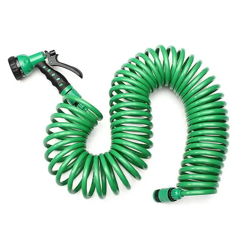 Watering Irrigation Spring Tube Car Wash Water Gun 8 Function with Nozzle 25FT Flexible Portable Expandable Garden Water Hose 14