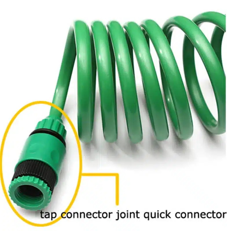 Watering Irrigation Spring Tube Car Wash Water Gun 8 Function with Nozzle 25FT Flexible Portable Expandable Garden Water Hose 15