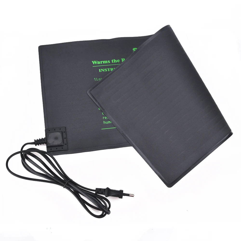 50X24cm US EU Plug Seedling Heat Mat Plant Seed Germination Propagation Clone Waterproof Home Garden Seedling Heat Mat 14