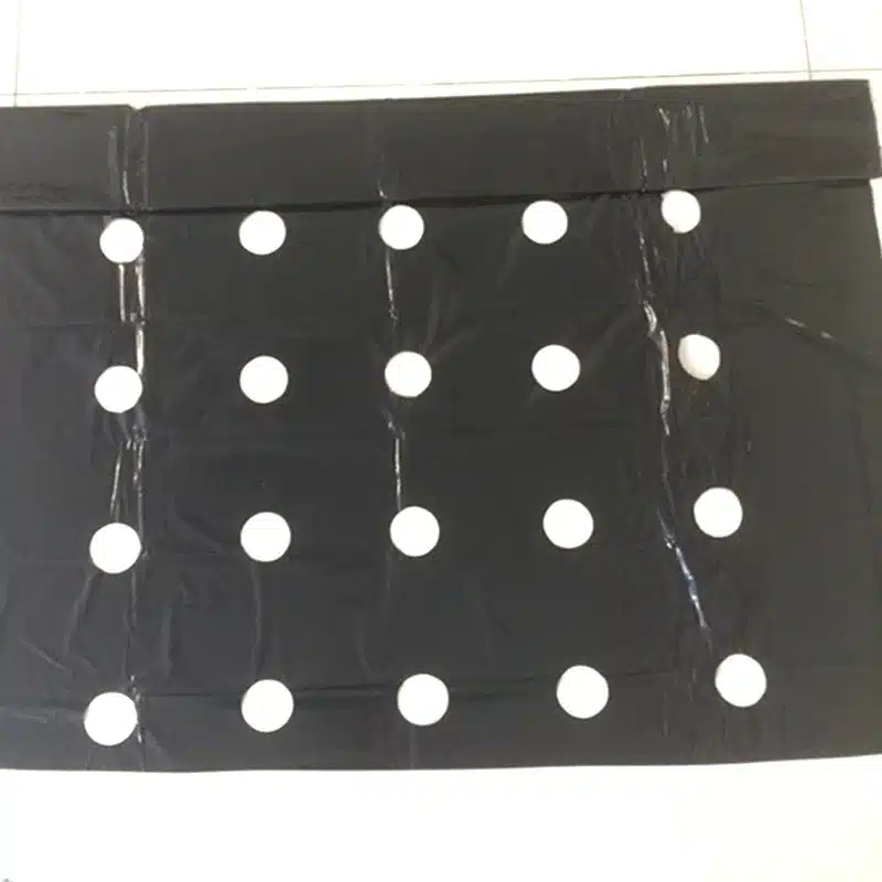 95cm*10m 5Holes 0.03mm Garden Vegetable Black Film Agricultural Plants Film Plastic Perforated PE Mulch Film Mulching Membrane 15