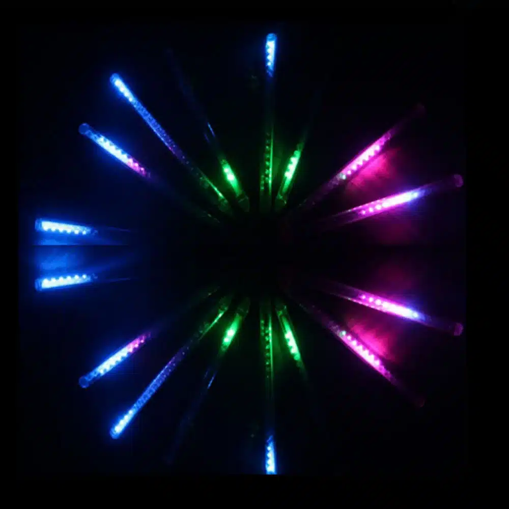 50cm 30cm 20cm waterproof Meteor Shower Rain Tubes Led Light Lamp 240V EU Plug Christmas Light Wedding Garden Decoration Xmas 7