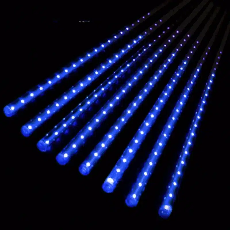 50cm 30cm 20cm waterproof Meteor Shower Rain Tubes Led Light Lamp 240V EU Plug Christmas Light Wedding Garden Decoration Xmas 8