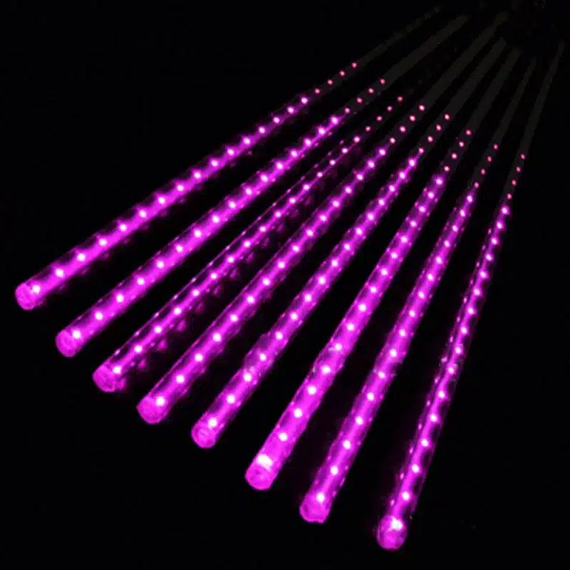 50cm 30cm 20cm waterproof Meteor Shower Rain Tubes Led Light Lamp 240V EU Plug Christmas Light Wedding Garden Decoration Xmas 12