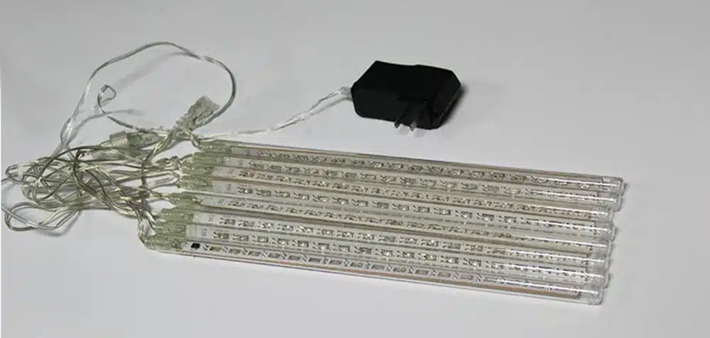50cm 30cm 20cm waterproof Meteor Shower Rain Tubes Led Light Lamp 240V EU Plug Christmas Light Wedding Garden Decoration Xmas 18