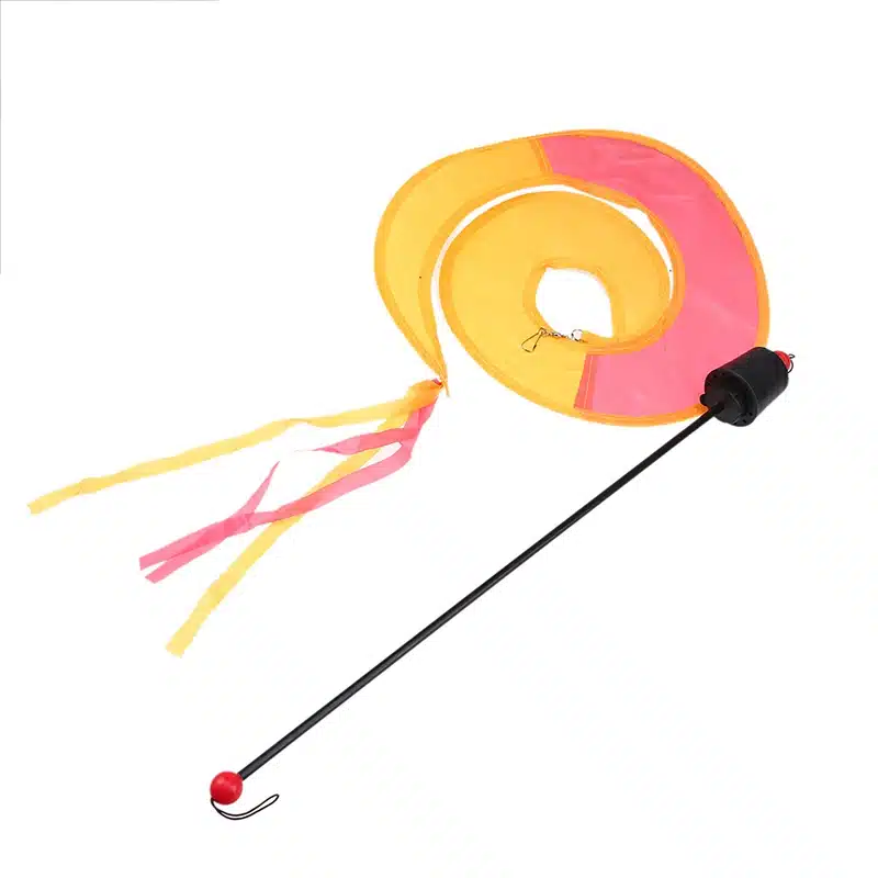 WHISM Large 55" Hot Air Balloon Wind Spinner Striped Kite Rainbow Windsock with Tails For Outdoor Garden Decor Kids Toy 18