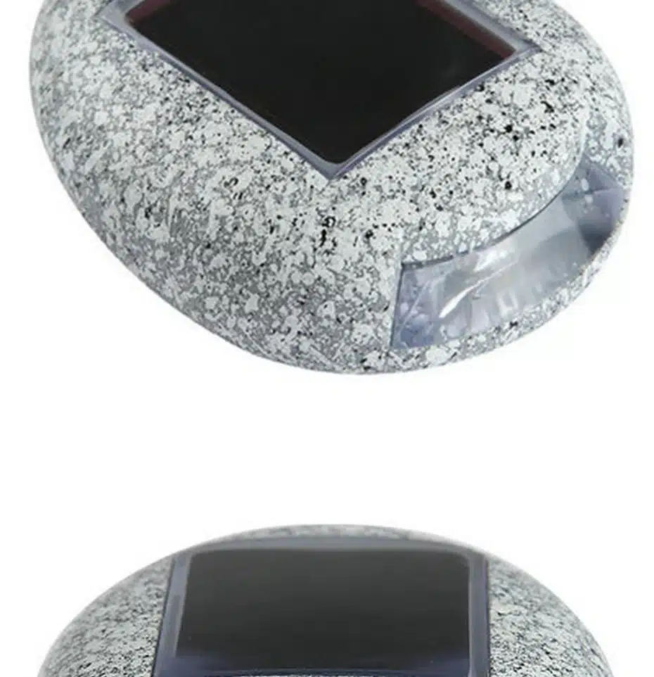 Solar Light For Garden Decoration Outdoor Path light Pebbles Stones LED Rock Light Waterproof Driveway Walkway Solar Stones Lamp 12