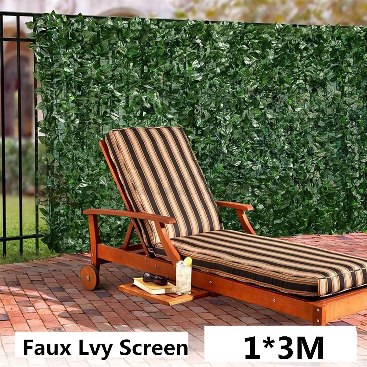 1x3M Plant Wall Artificial Lawn Boxwood Hedge Garden Backyard Home Decor Simulation Grass Turf Rug Lawn Outdoor Flower wall 3
