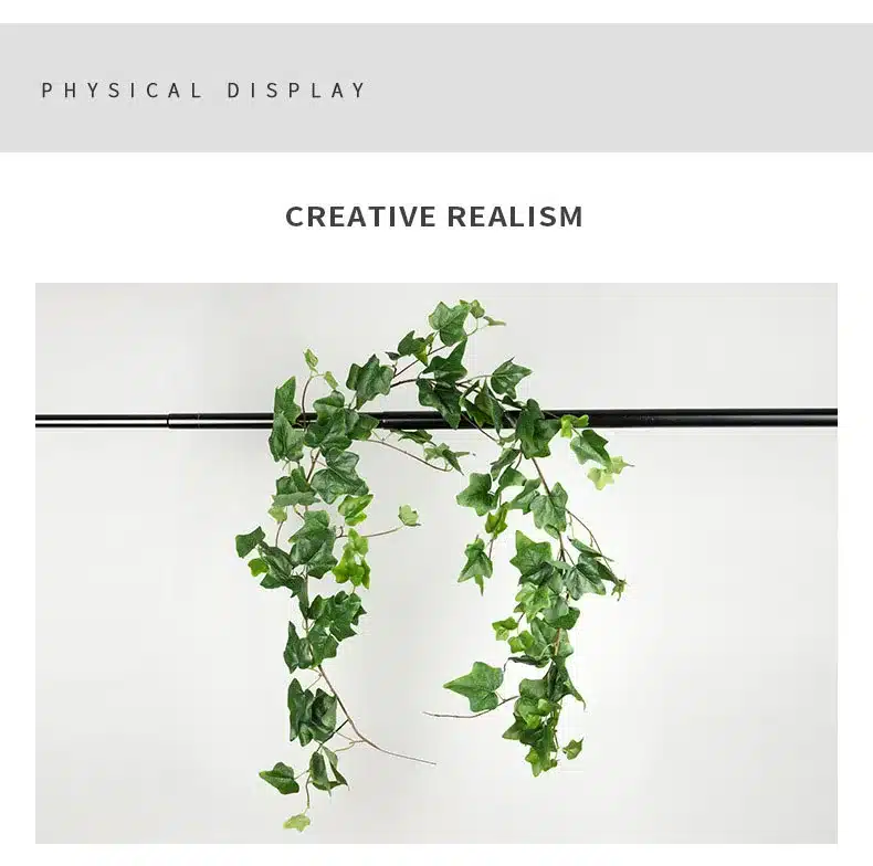 Artificial willow vine begonia leaves simulation plant green ivy rattan garland wedding Garden home hotel decorative flowers 15